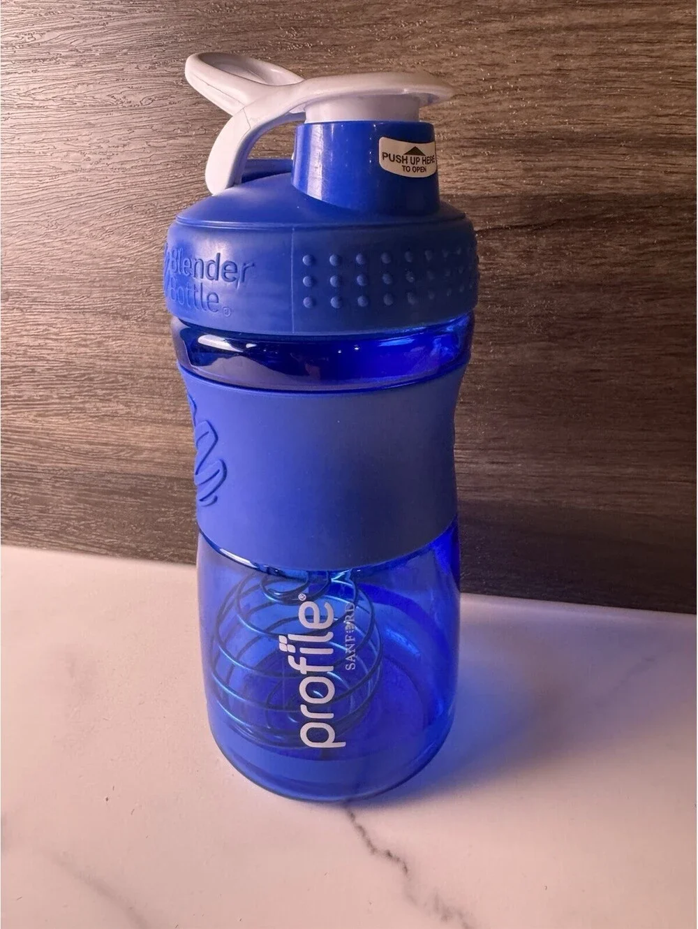 BRAND NEW BlenderBottle SportMixer 17oz Blue Shaker Bottle BlenderBall